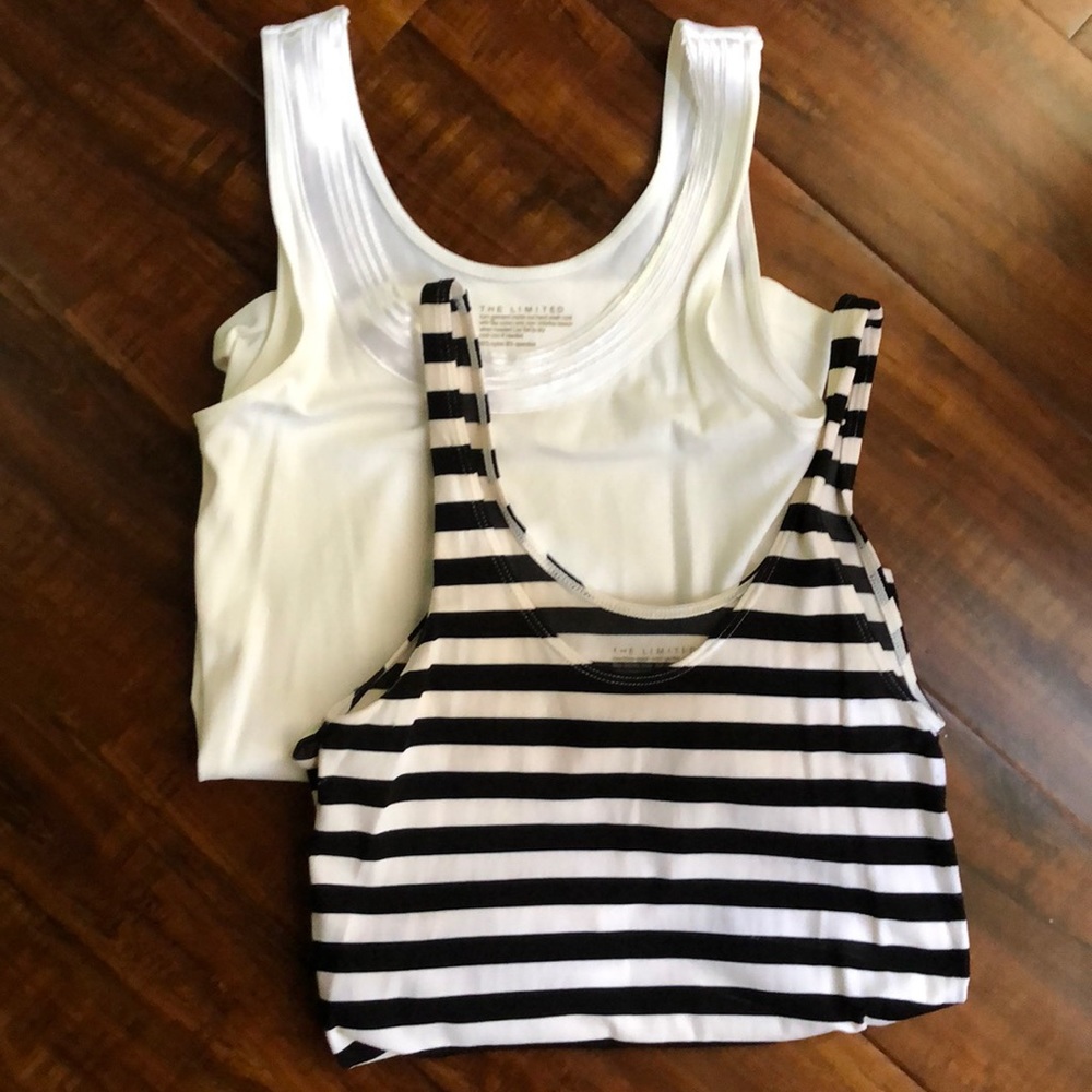 Set of 2 limited tanks, small, EUC